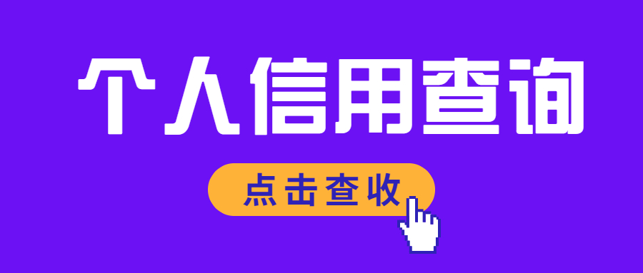 个人信用查询