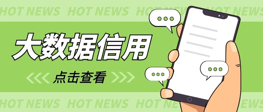 大数据信用 大数据信用